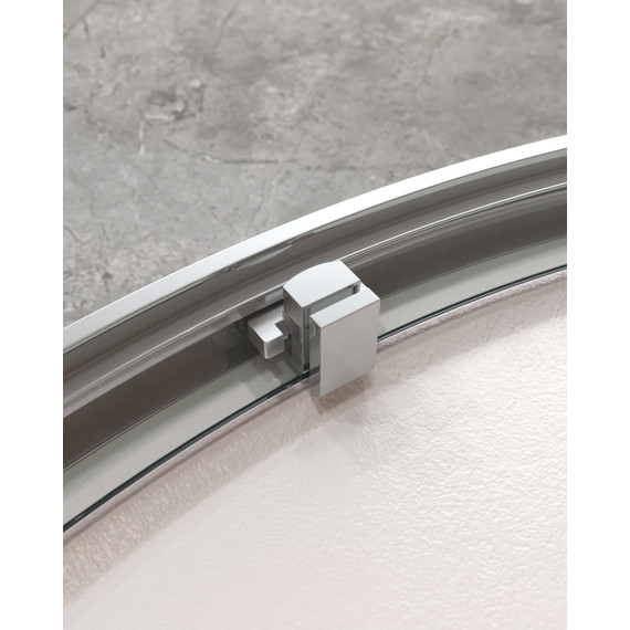 Душевое ограждение Cezares 90х90 см MOLVENO-R-1-90-C-Cr-IV, хром/прозрачное - фото 5