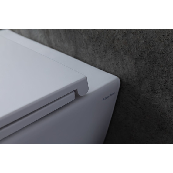 Унитаз подвесной безободковый Allen Brau Reality 4.32006.20 с крышкой микролифт - фото 10