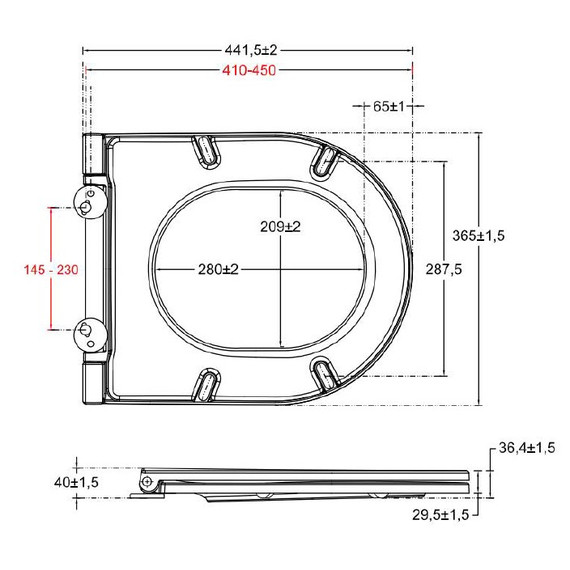 Унитаз подвесной безободковый Allen Brau Reality 4.32006.20 с крышкой микролифт - фото 15
