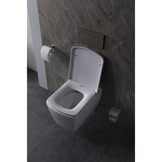 Унитаз подвесной безободковый Allen Brau Liberty 4.33004.20 с крышкой микролифт - фото 21