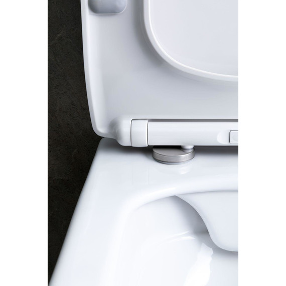 Унитаз подвесной безободковый Allen Brau Liberty 4.33007.20 с тонкой крышкой микролифт - фото 25