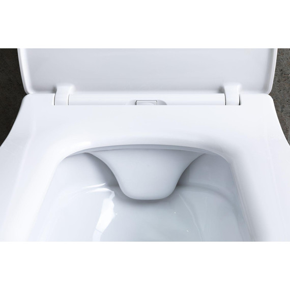 Унитаз подвесной безободковый Allen Brau Liberty 4.33007.20 с тонкой крышкой микролифт - фото 27