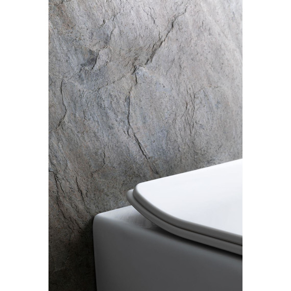 Унитаз подвесной безободковый Allen Brau Liberty 4.33007.20 с тонкой крышкой микролифт - фото 28