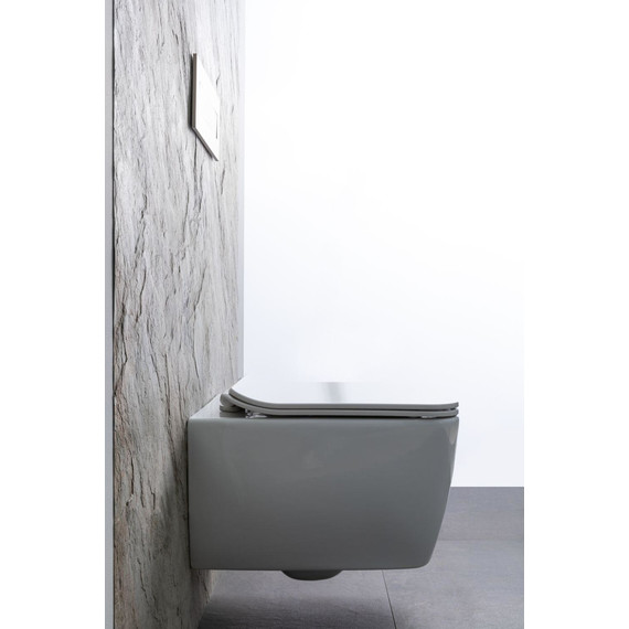 Унитаз подвесной безободковый Allen Brau Liberty 4.33007.20 с тонкой крышкой микролифт - фото 29