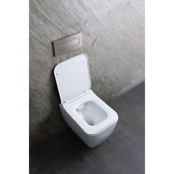 Унитаз подвесной безободковый Allen Brau Liberty 4.33007.20 с тонкой крышкой микролифт - фото 31