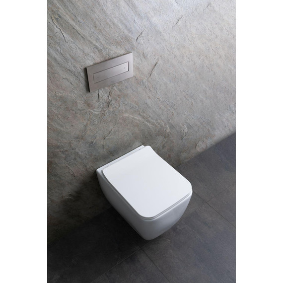 Унитаз подвесной безободковый Allen Brau Liberty 4.33007.20 с тонкой крышкой микролифт - фото 32