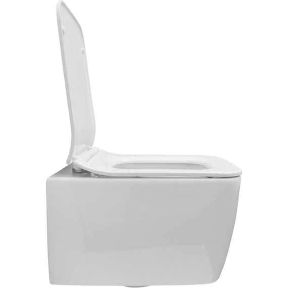 Унитаз подвесной безободковый Allen Brau Liberty 4.33007.20 с тонкой крышкой микролифт - фото 2