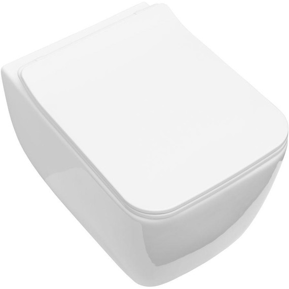 Унитаз подвесной безободковый Allen Brau Liberty 4.33007.20 с тонкой крышкой микролифт - фото 6