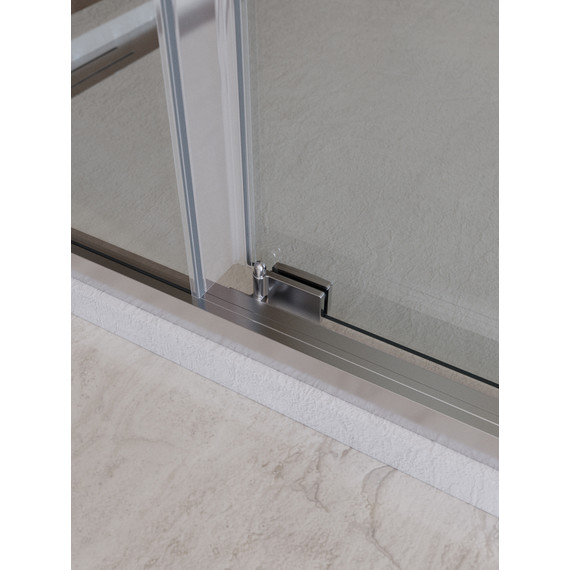 Душевое ограждение Cezares Lux 120x90 см LUX-AH-FS-11-120/90-C-CR, хром/прозрачное - фото 6