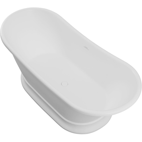 Ванна каменная Allen Brau Solid Stone Krion Classic 171x75 2.35004.21, белый матовый - фото 2