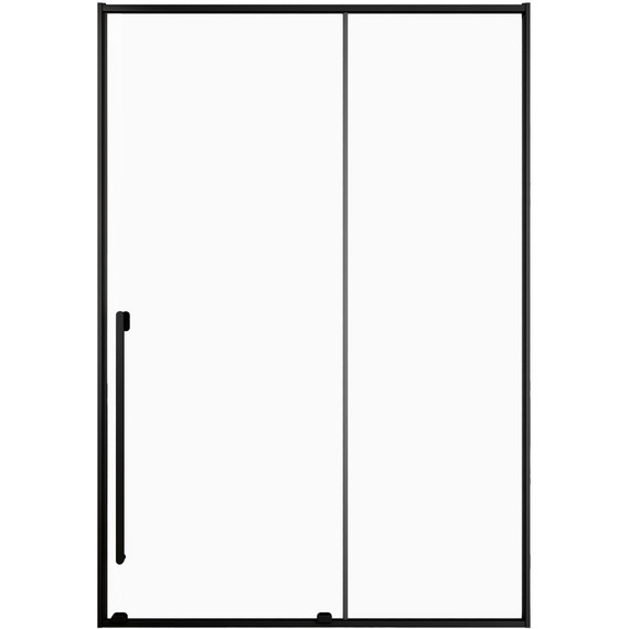 Душевая дверь Allen Brau Fantasy 140 см 3.11008.31 (стекло 8 мм) чёрный/прозрачное - фото 