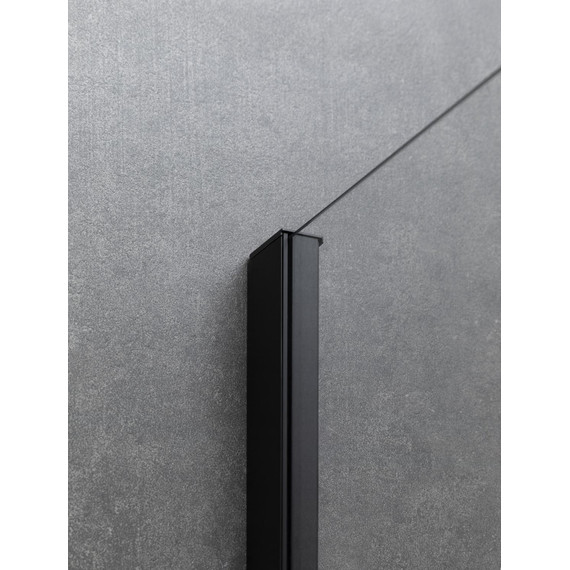 Душевая дверь Allen Brau Priority 160 см 3.31039.BBA (стекло 8 мм) чёрный/прозрачное - фото 13