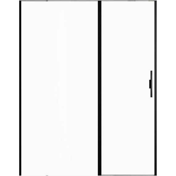 Душевая дверь Allen Brau Priority 160 см 3.31039.BBA (стекло 8 мм) чёрный/прозрачное - фото 