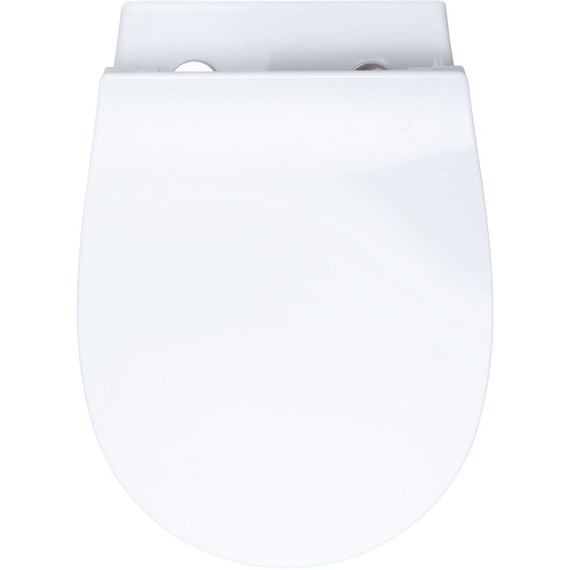 Унитаз приставной безободковый Allen Brau Fantasy 4.11004.20 с тонкой крышкой микролифт - фото 4