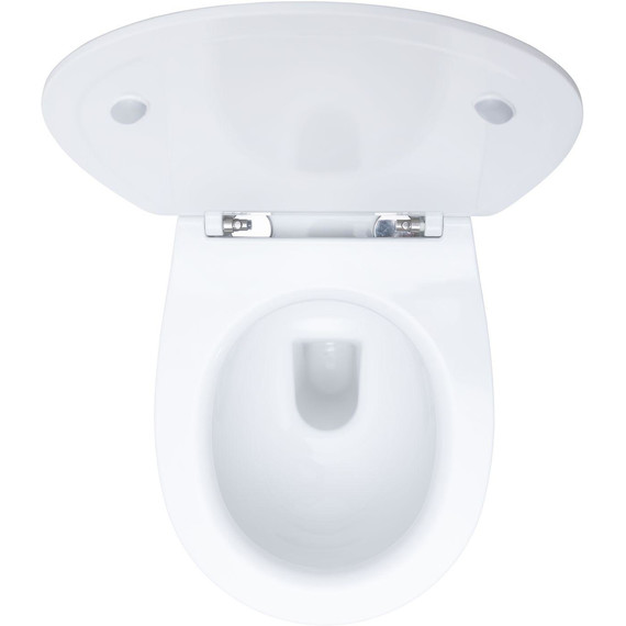 Унитаз приставной безободковый Allen Brau Fantasy 4.11004.20 с тонкой крышкой микролифт - фото 5