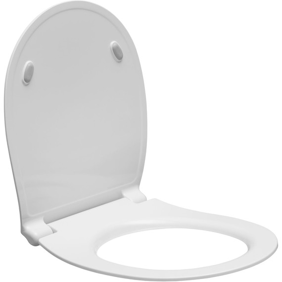 Унитаз приставной безободковый Allen Brau Fantasy 4.11004.21 с тонкой крышкой микролифт, белый матовый - фото 14