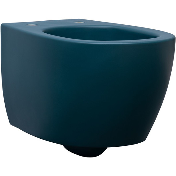 Унитаз подвесной безободковый Allen Brau Fantasy 4.11004.PT с тонкой крышкой микролифт, петроль - фото 12