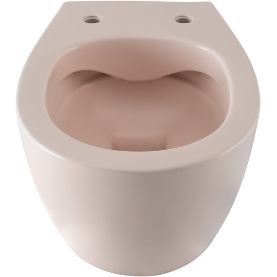 Унитаз приставной безободковый Allen Brau Fantasy 4.11004.SM с тонкой крышкой микролифт, розовый - фото 11