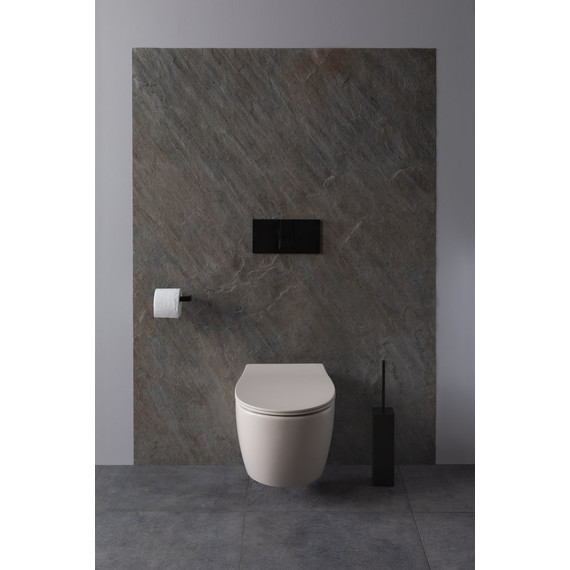 Унитаз приставной безободковый Allen Brau Fantasy 4.11004.IV с тонкой крышкой микролифт, айвори - фото 23