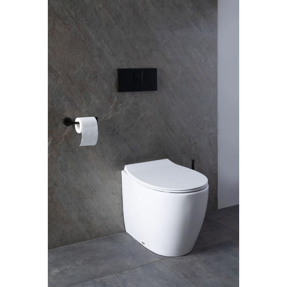 Унитаз приставной безободковый Allen Brau Fantasy 4.11007.20 с тонкой крышкой микролифт - фото 31