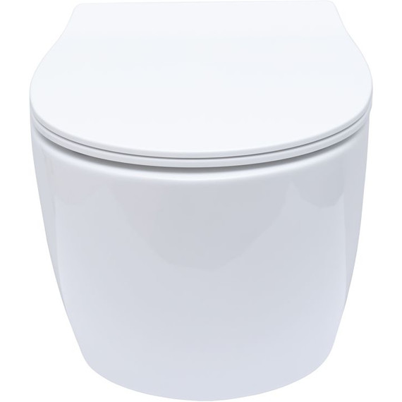 Унитаз-биде подвесной безободковый Allen Brau Fantasy 4.11HC1.20 с тонкой крышкой микролифт - фото 2