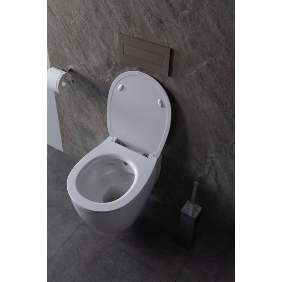 Унитаз-биде подвесной безободковый Allen Brau Fantasy 4.11HC1.20 с тонкой крышкой микролифт - фото 19