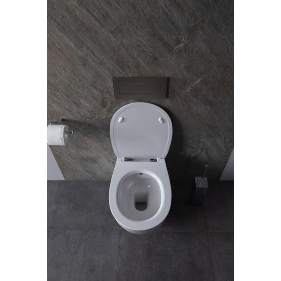 Унитаз-биде подвесной безободковый Allen Brau Fantasy 4.11HC1.20 с тонкой крышкой микролифт - фото 20