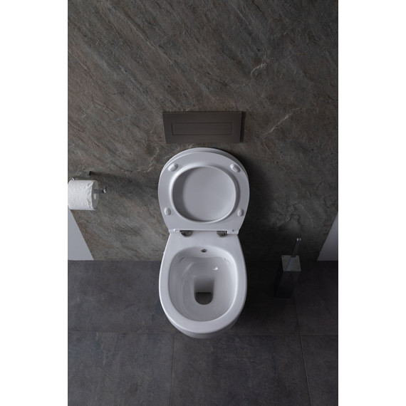 Унитаз-биде подвесной безободковый Allen Brau Fantasy 4.11HC1.20 с тонкой крышкой микролифт - фото 21