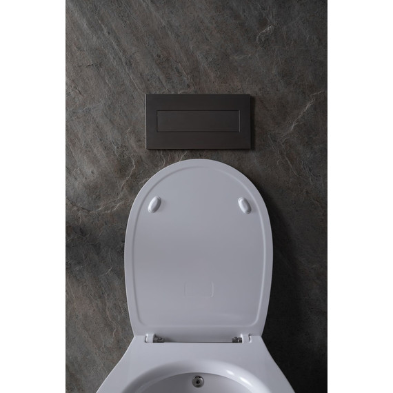 Унитаз-биде подвесной безободковый Allen Brau Fantasy 4.11HC1.20 с тонкой крышкой микролифт - фото 24