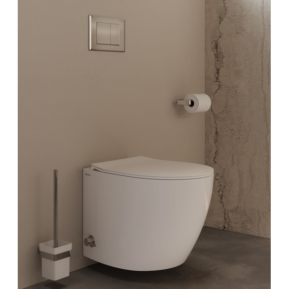 Унитаз-биде подвесной безободковый Allen Brau Fantasy 4.11HC1.20 с тонкой крышкой микролифт - фото 33