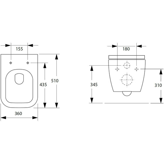 Унитаз подвесной безободковый Allen Brau Infinity 4.21004.20 с крышкой микролифт - фото 28