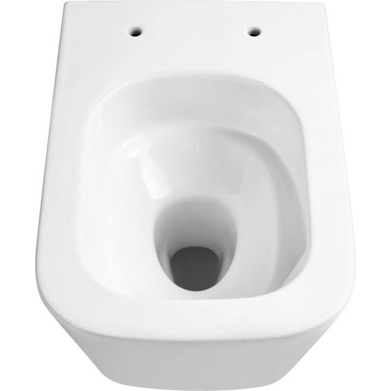 Инсталляция с подвесным унитазом комплект: Grohe Rapid SL 38772001 с подвесным безободковым унитазом Aquatek Либра AQ1505T-00 сиденье микролифт, крепление, кнопка смыва хром (Система смыва торнадо) - фото 5