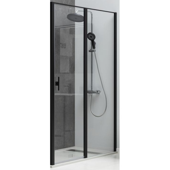 Душевая дверь Allen Brau Priority 120 см 3.31009.BBA, чёрный браш/прозрачное - фото 10