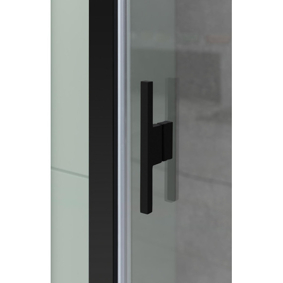Душевая дверь Allen Brau Priority 120 см 3.31009.BBA, чёрный браш/прозрачное - фото 7