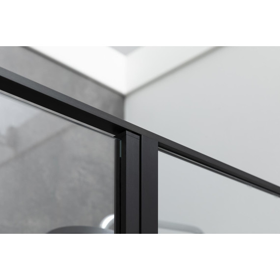 Душевая дверь Allen Brau Priority 120 см 3.31009.BBA, чёрный браш/прозрачное - фото 8