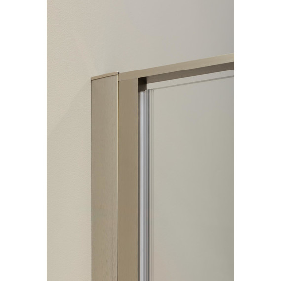 Душевая дверь Allen Brau Priority 90 см 3.31026.BA (стекло 8 мм) серебро браш/прозрачное - фото 12