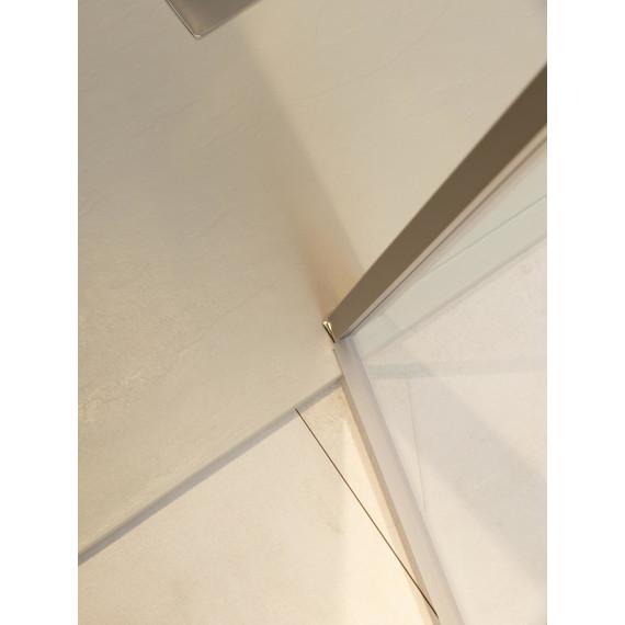 Душевая дверь Allen Brau Priority 90 см 3.31026.BA (стекло 8 мм) серебро браш/прозрачное - фото 13