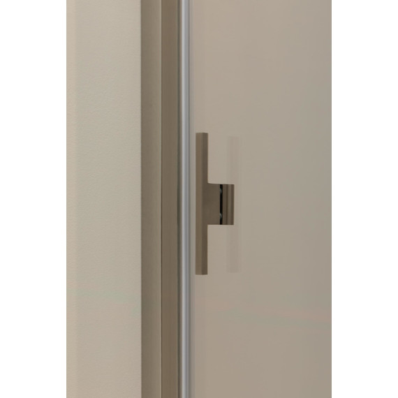 Душевая дверь Allen Brau Priority 100 см 3.31029.BA (стекло 8 мм) серебро браш/прозрачное - фото 11