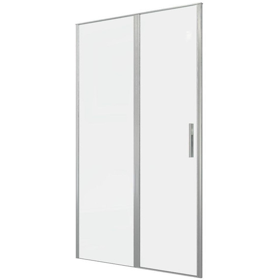 Душевая дверь Allen Brau Priority 120 см 3.31032.BA (стекло 8 мм) серебро браш/прозрачное - фото 