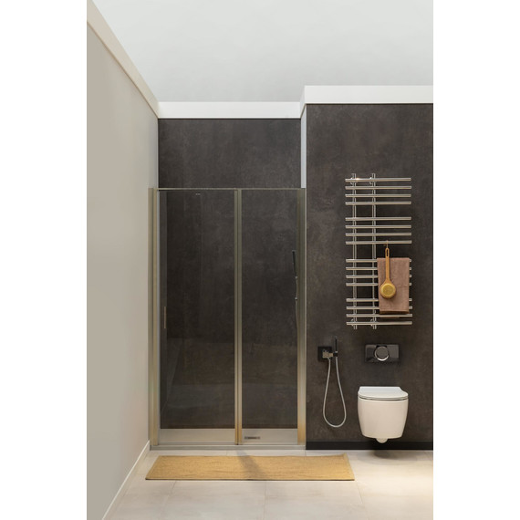 Душевая дверь Allen Brau Priority 120 см 3.31032.BA (стекло 8 мм) серебро браш/прозрачное - фото 15