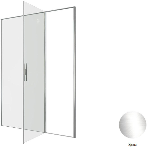 Душевая дверь Allen Brau Priority 160 см 3.31037.00 (стекло 8 мм) хром/прозрачное - фото 13