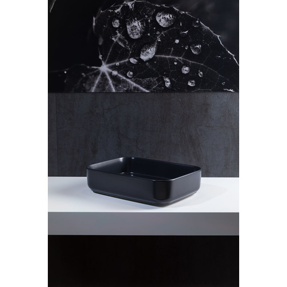 Раковина-чаша Allen Brau Fantasy 50 см 4.11021.31, чёрный матовый - фото 4