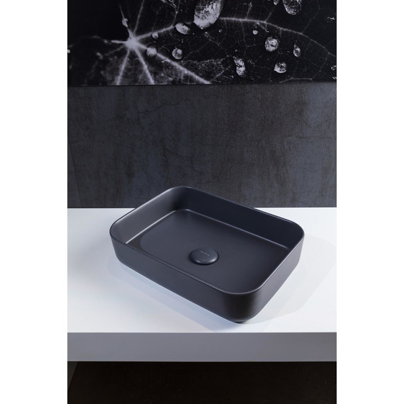 Раковина-чаша Allen Brau Fantasy 50 см 4.11021.AN, антрацит - фото 6
