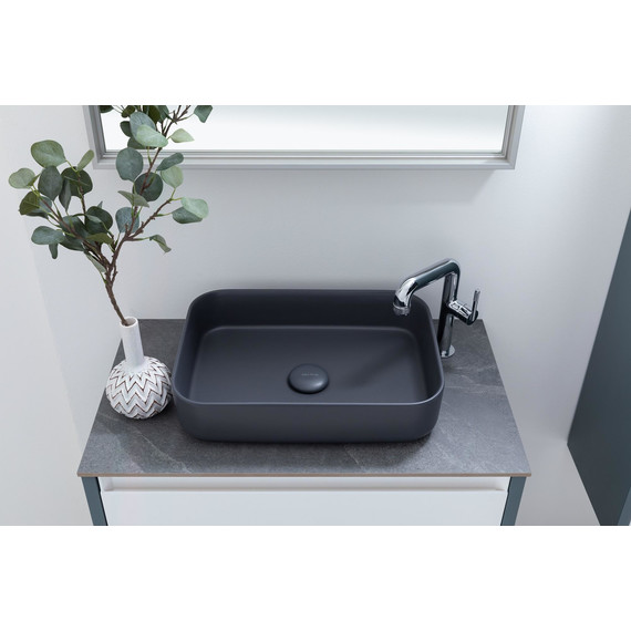 Раковина-чаша Allen Brau Fantasy 50 см 4.11021.AN, антрацит - фото 9