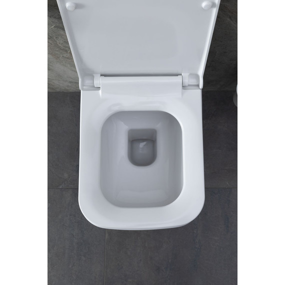 Унитаз подвесной безободковый Allen Brau Infinity 4.21011.20 с крышкой микролифт - фото 17