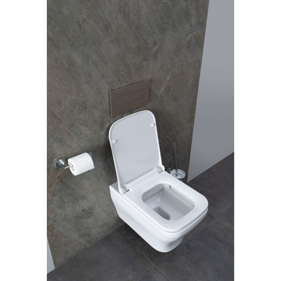 Унитаз подвесной безободковый Allen Brau Infinity 4.21011.20 с крышкой микролифт - фото 31