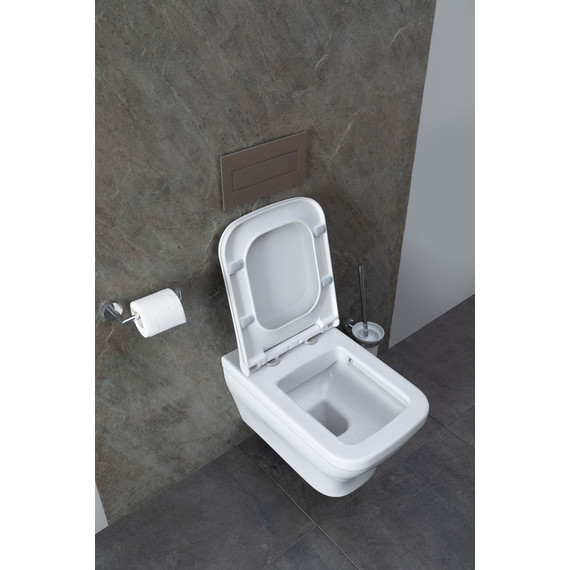 Унитаз подвесной безободковый Allen Brau Infinity 4.21011.20 с крышкой микролифт - фото 32