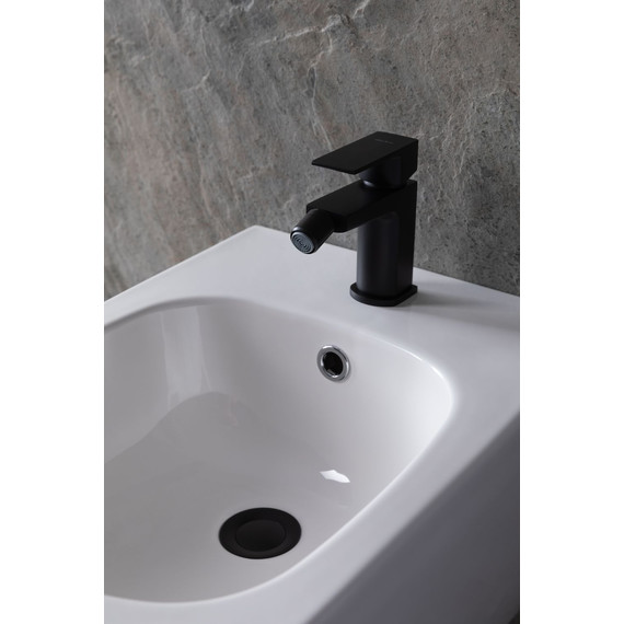 Смеситель для биде Allen Brau Infinity 5.21004-31 (с донным клапаном) чёрный матовый - фото 6