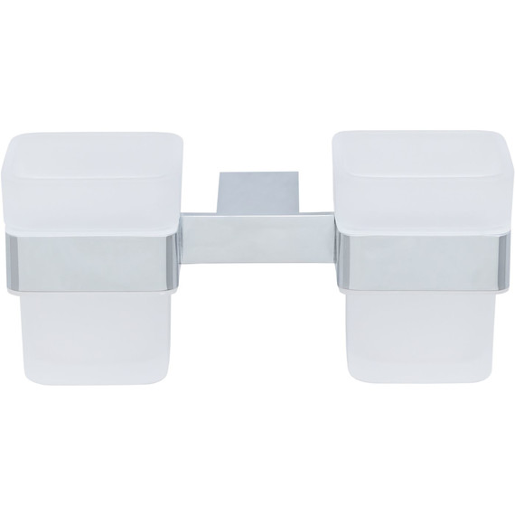 Стакан двойной Allen Brau Infinity 6.21003-00, цвет белый/хром - фото 2