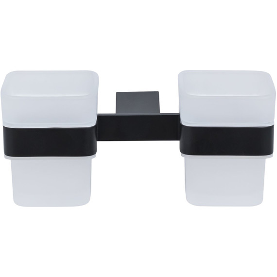 Стакан двойной Allen Brau Infinity 6.21003-31, цвет белый/чёрный матовый - фото 2